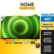 ✶Philips 40 Inch Full HD Android Smart TV 40PFT6916  Netflix Youtube  Google Play  AI voice control Dolby Digital Plus☚
