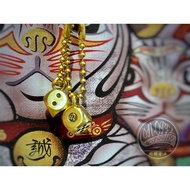 -Switch Warehouse- METALIZE Brass Dice Charm Key Retro