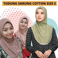 AISYAH EXCLUSIVE TUDUNG SARUNG INSTANT SIZE S TUDUNG SARUNG COTTON TUDUNG SAUK TUDUNG MURAH ANTI TEM