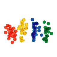 Round Chips (1 Inch) _ Usl Yousile Educational Aids Series (Transparent/Opaque)