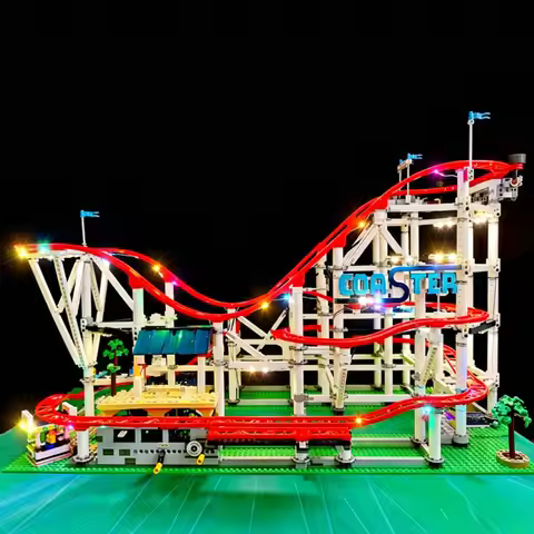 LYBMTWF LED Lighting Kit Compatible with Lego 10261 roller coaster Building Blocks (NOT Include The 