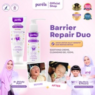 PURELA Barrier Repair Duo - Soothing Baby Creme 70g & Head to Toe Cleansing Gel 100ml