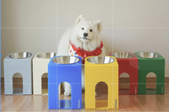 ชามอาหารสัตว์เลี้ยงยกสูงปรับองศา Dylano Pet Bowl ( Size Tall )