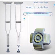 Double Crutches Underarm Crutches Height Adjustable Anti-slip Crutches Retractable Crutches Wal