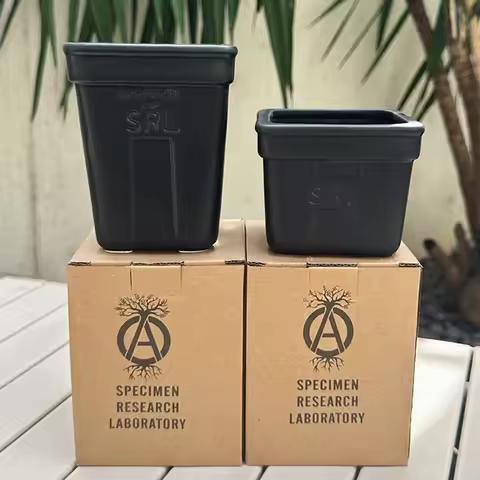 NBHD SRL plant ceramic pot Fujiwara Hiroshi tortoise shell elephant bud palace agave