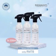 Blossom Lite Sanitizer Spray 330ml - Kills 99.99% Viruses (Set of 3)