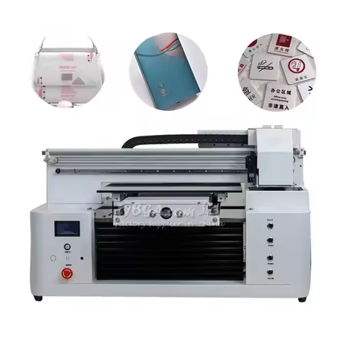 LY Inkjet Printer 5060 Dual-Head UV Printing Marking Machine Work Size 500*600 MM CMYK White Color S