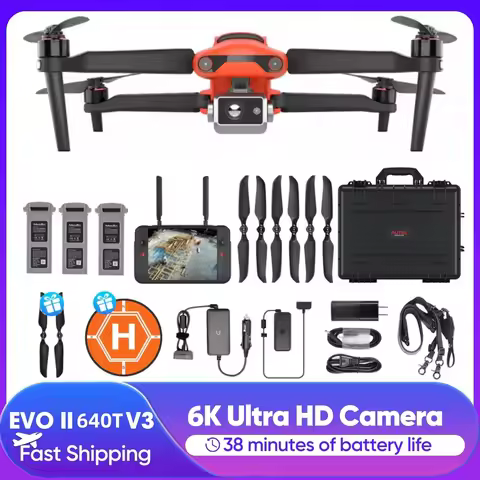 Autel Robotics EVO 640T V3 Drones 640x512 Thermal Imaging Drone Remote ID Supported 16x Digital Zoom