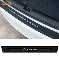 GTIOATO Carbon Fiber Car Trunk Protection Sticker Auto Rear Bumper Anti-Scratch Protector Sticker For Lexus IS250 UX200 ES250 ES300H IS300 IS350 IS300H RX270 NX200T UX250H LC RC