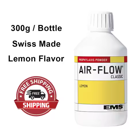 Dental Material EMS Prophylaxis Powder AirFlow Classic Lemon Teeth Cleaning Polishing Sandblasting P