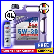 Liqui Moly Synthoil High Tech 5W-30 Engine Oil (5W30 4L or 1Lx4)+Engine Flush(2678)+Oil Filter (Optional)