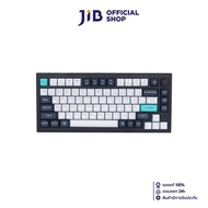 WIRELESS KEYBOARD (คีย์บอร์ดไร้สาย) KEYCHRON Q1 MAX (QMK/VIA) (CARBON BLACK) (GATERON JUPITER BROWN 