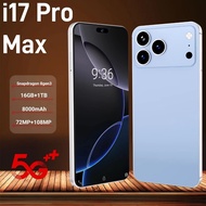 Original I17 Pro Max 5G smartphone 7.3-inch 16GB+1TB dual card 8000mAh Android smartphone