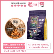 Hạt thức ăn cho mèo Langlike mix topping không ngũ cốc 5kg - Hạt siêu topping với tỉ lệ đạm 40%