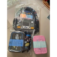 Smiggle Set Bag+Lunch box And Bottle