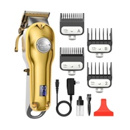 ปัตตาเลี่ยน kemei1986 สีทอง ไร้สายLED ฟ้นคมมาก