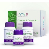 Intus Clean and Detox Box - Ayurvedic Detox Program to Promote Gut and Colon Cleanse, and Support Di