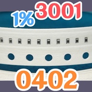 10pcs Chip resistor smd 3001 302 3K00 1% size 0402 1005 3Kohm 3K ohm