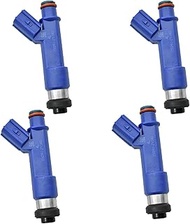 MEXWLOP 4PCS Fuel Injector, for, for Toyota, Yaris 2006-2014 1.5L L4, for, for Toyota, 1ZZ Yaris NCP