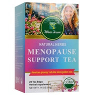 Wins Town Menopause Support Tea for Women, Natural Hot Flash Relief & Hormonal Balance, Organic Herb