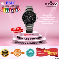 Edox Les Vauberts Chronograph 10409 3N NBN watch