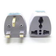 Universal 2 Pin To 3 Pin Plug Converter Adapter US EU Multi Pin To 3 Pin UK
