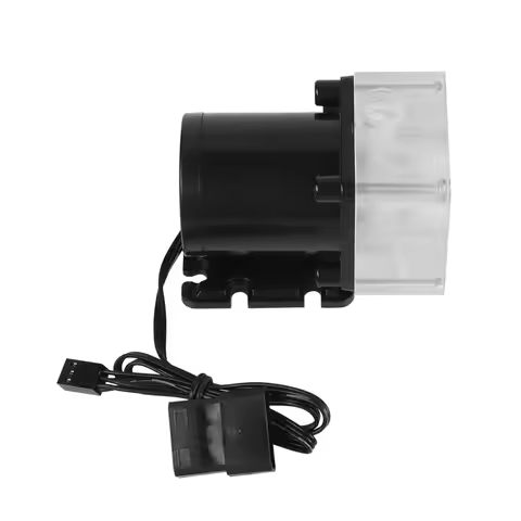 Durable G1/4 Thread CPU Water Pump 12V DC 500L/H PC Water Cooling Pump Noiseless Compact Computer Wa