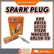 SPARK PLUG (F5TC/BM6A/A7TC/E6TC/B8TC) PLUG EX5 KRISS WAVE LC135 Y125Z Y15 SPARK PLUG