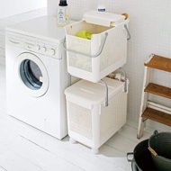 日本Like-it 可堆疊含蓋多功能收納洗衣籃(單個)