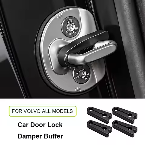 Silicone Car Door Lock Damper Buffer Pad Shock Absorber for Volvo XC60 S60 V60 XC90 S90 V90 C40 S40 
