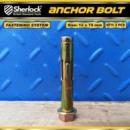 Sherlock Concrete Wall Anchor Bolt Anchor Bolt 12 x 75 mm (2 pcs)