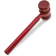 Handmade Wooden Courtroom Gavel - Solid Brown Wood Judge's Gavel,Judge Gavels Costume Accessory,Just