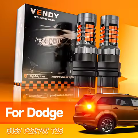 2pcs LED Brake Light Blub Lamp 3157 3057 T25 For Dodge Caliber Challenger Journey Grand Carava Aveng