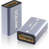 ZOERAX HDMI Coupler 8K, HDMI 2.1 Female to Female Connector HDMI Extension Adapter, Support 8K@60Hz 