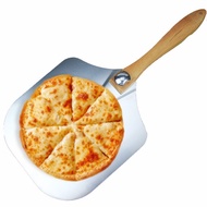 Large Foldable pizza Shovel European Bread Cake Bread Baguette Access Stove Transfer Board Rotating 