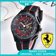 Ferrari REDREV Series นาฬิกาข้อมือควอตซ์แฟชั่น สายซิลิโคน กันน้ํา สําหรับบุรุษ