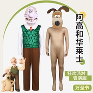 Halloween Wallace & Gromit Cosplay Costume - Ready Stock