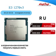 In Xeon E3-1270 v3 E3 1270 v3 E3 1270v3 3.5 GHz Quad-Core Eight-Thread CPU Processor L2=1M L3=8M 80W LGA 1150