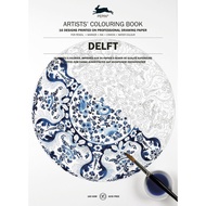 PEPIN Artists' Colouring Book Delft Blue