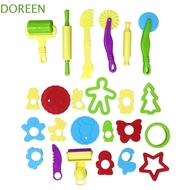 DOREEN Playdough Model Tool, Plastic 3D 3D Plasticine Tools, Slime Toy Tool Kit Animals Model Deluxe