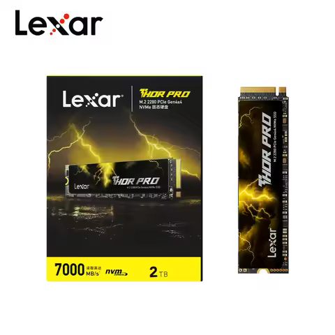 Lexar THOR PRO PCIe Gen4X4 NVMe SSD M.2 2280 Solid State Drive 512GB 1TB 2TB Max 7000Mb/s High Perfo