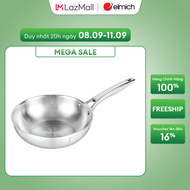 (MEGA SALE 9.9)Chảo Inox nguyên khối Elmich Trimax EL 3846MOL/LOL size 2628cm
