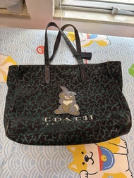 COACH x Disney Bambi 聯名款帆布托特包