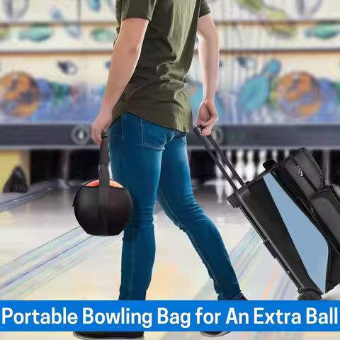 Bowling Bags Single Ball Bag Net Sturdy Bowling Tote With Handle Bowling Tote Bowling Ball Backpack 