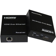 1080P HDMI Extender Ethernet Network With IR Infrared Support Up To 120m Transmitter HDMI Sender + Receiver For Cat5 CAT6 Cat5e Rj45 LAN TV Router