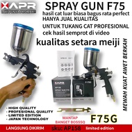AP158 XAPR spray gun F75 setara meiji alat semprot cat nozzle 15mm tabung atas 400ml kualitas sama m