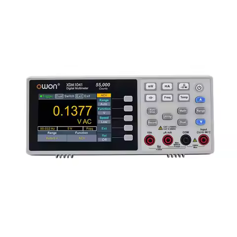 OWON XDM1041/XDM1241 4 1/2 Digital Multimeter Portable Bench LCD Multimeter True RMS AC/DC Current V