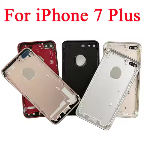 OEM High Quality Big Hole Back Glass Battery Cover For iPhone 7 7Plus Housing Back Battery Cover + A