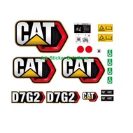 Dozer Cat Sticker D7G2 New Logo Wasp Nest Decal Sticker