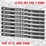 MTB rim decal replacement set for DT Swiss M462 AM rim - 8 pcs set for 2 rims